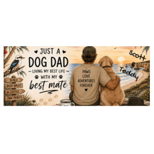 Personalised Dog Dad Mug Australia: Best Mate Coffee Cup from the Dog Design